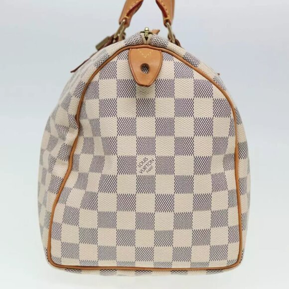 LOUIS VUITTON Damier Azur Speedy 30 Hand Bag - Picture 5 of 16
